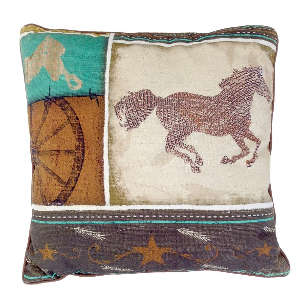 C amp f Home Horse Digital Print Throw Pillow