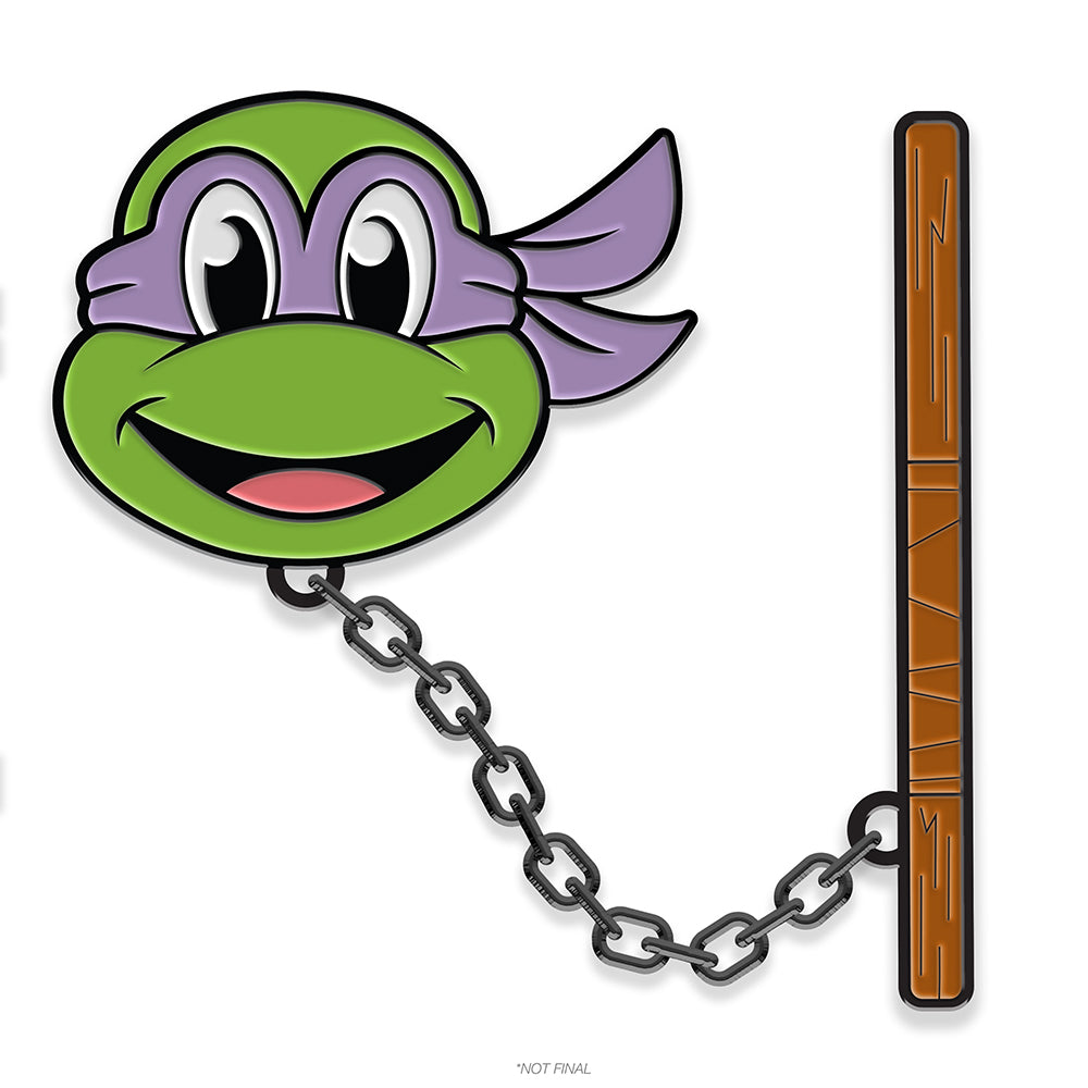 Teenage Mutant Ninja Turtles (Cartoon) – 2” Interactive Enamel Pins (PRE-ORDER)