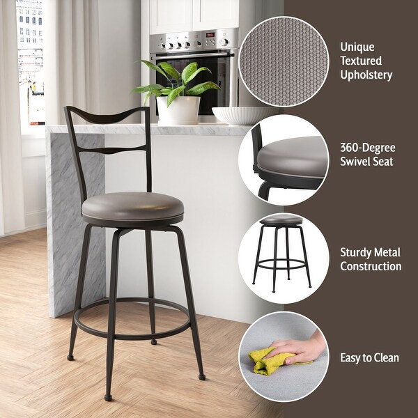 Hillsdale Furniture Larimore Metal Swivel Stool