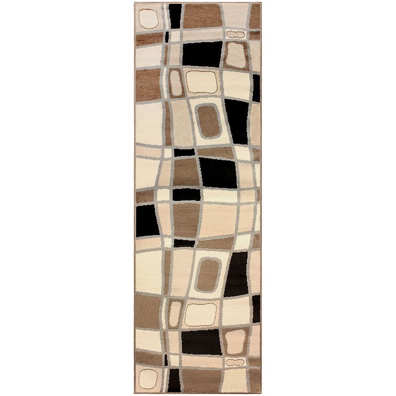 SUPERIOR Cobblestone Modern Abstract Indoor Area Rug