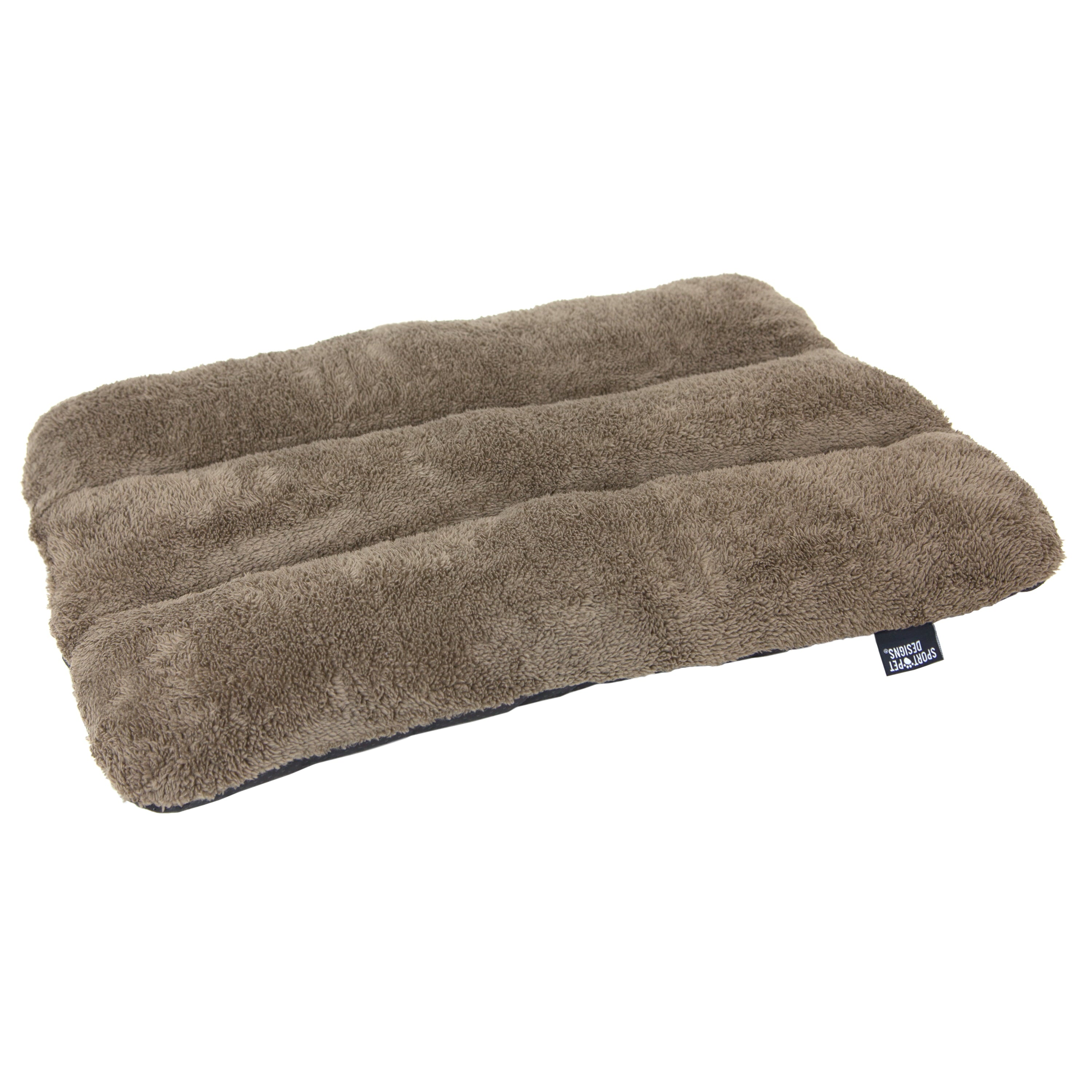 Sport Pet Waterproof Dog Bed, Brown, 46"L x 30"W x 3.9"H, Fits SportPet Airline Kennel