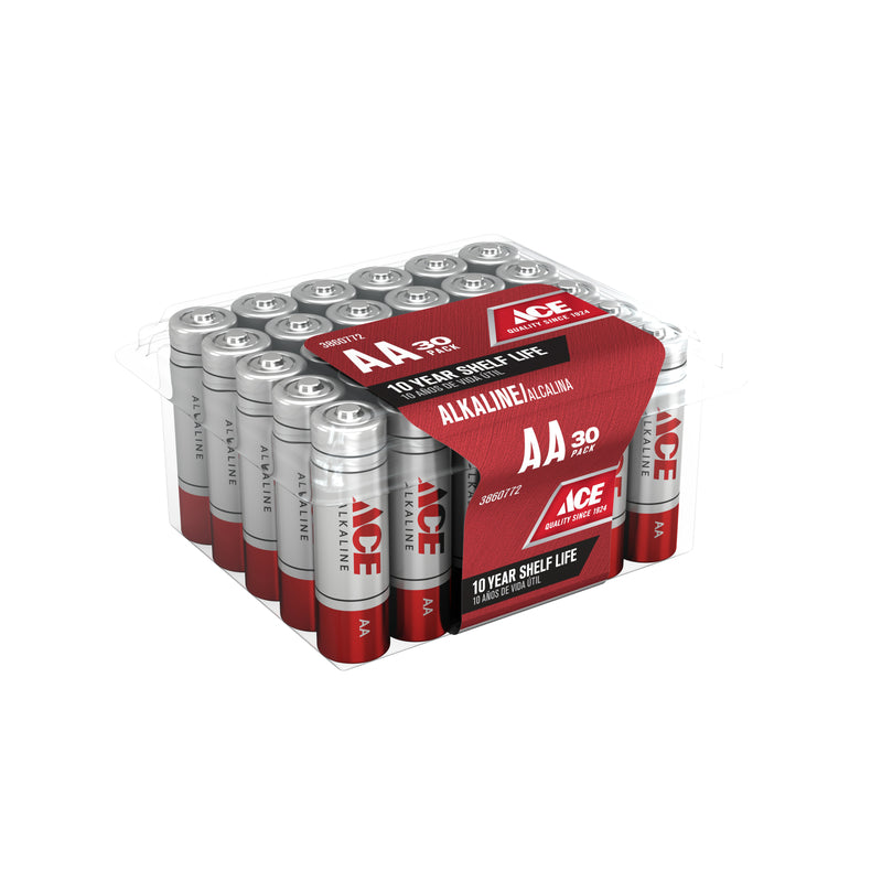 BATTERY ALKALINE AA 30PK