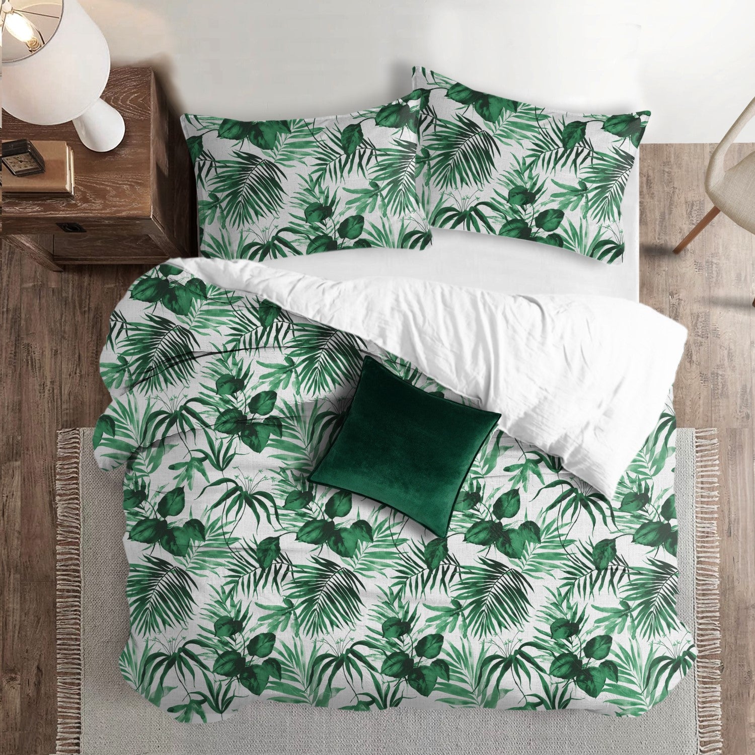 Baybridge Green Palm Bedding