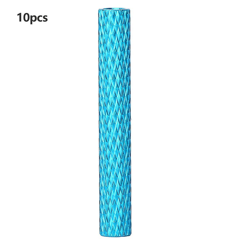 10 Pcs M3 Standoff Anodized Aluminum Alloy Internal Thread Column Spacer For Aircraft Multi-rotor Drone Helicopter[]