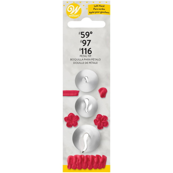 Wilton 418 612 Left Handed Cake Decorating Tip Set...