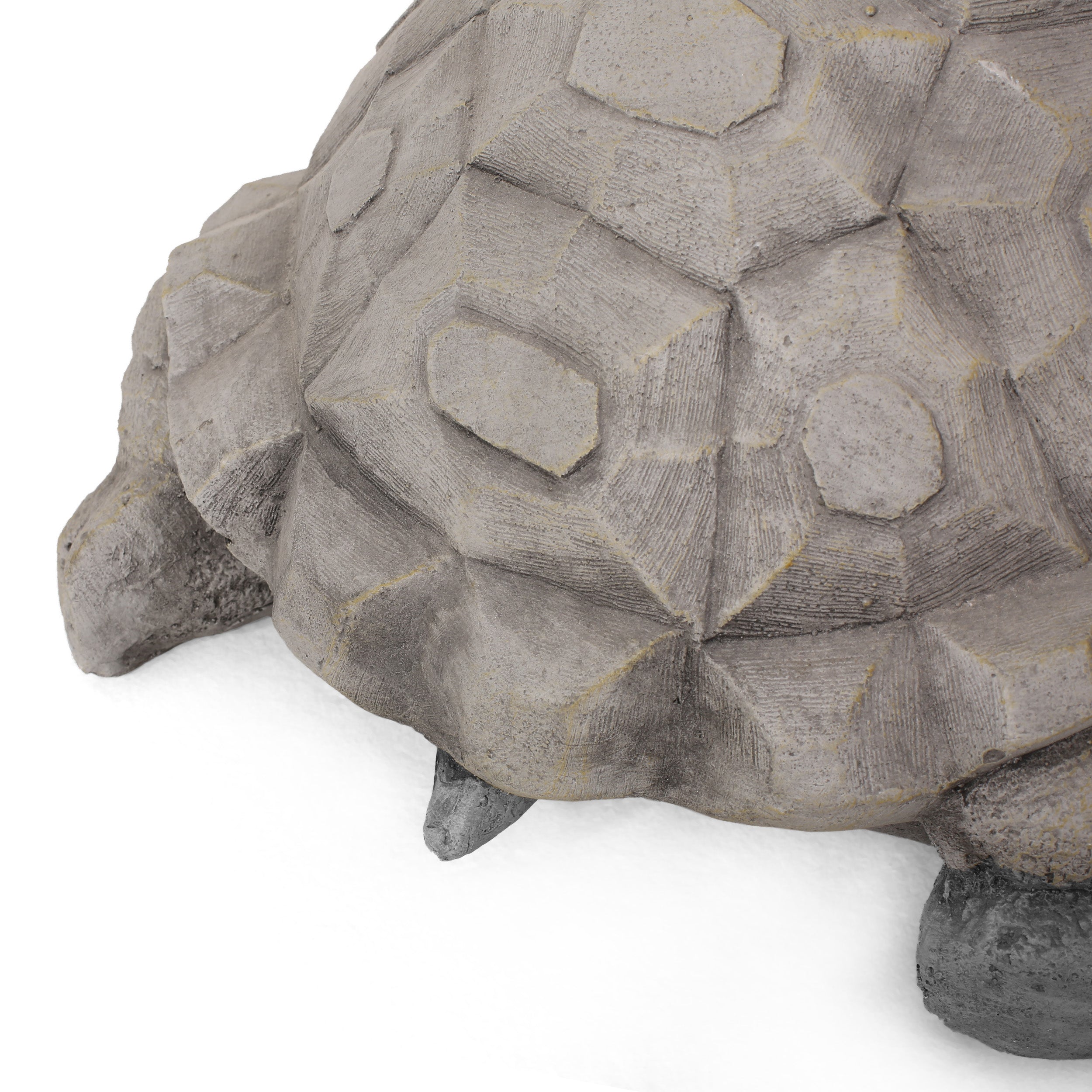 Delphos Outdoor Turtle Garden Statue, Dark Gray