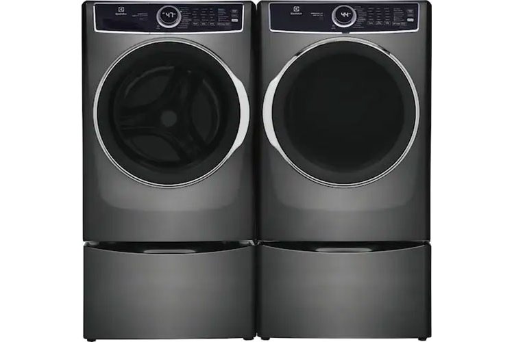 Electrolux 8 Cu. Ft. Titanium Front Load Perfect Steam Gas Dryer With LuxCare Dry and Instant Refresh