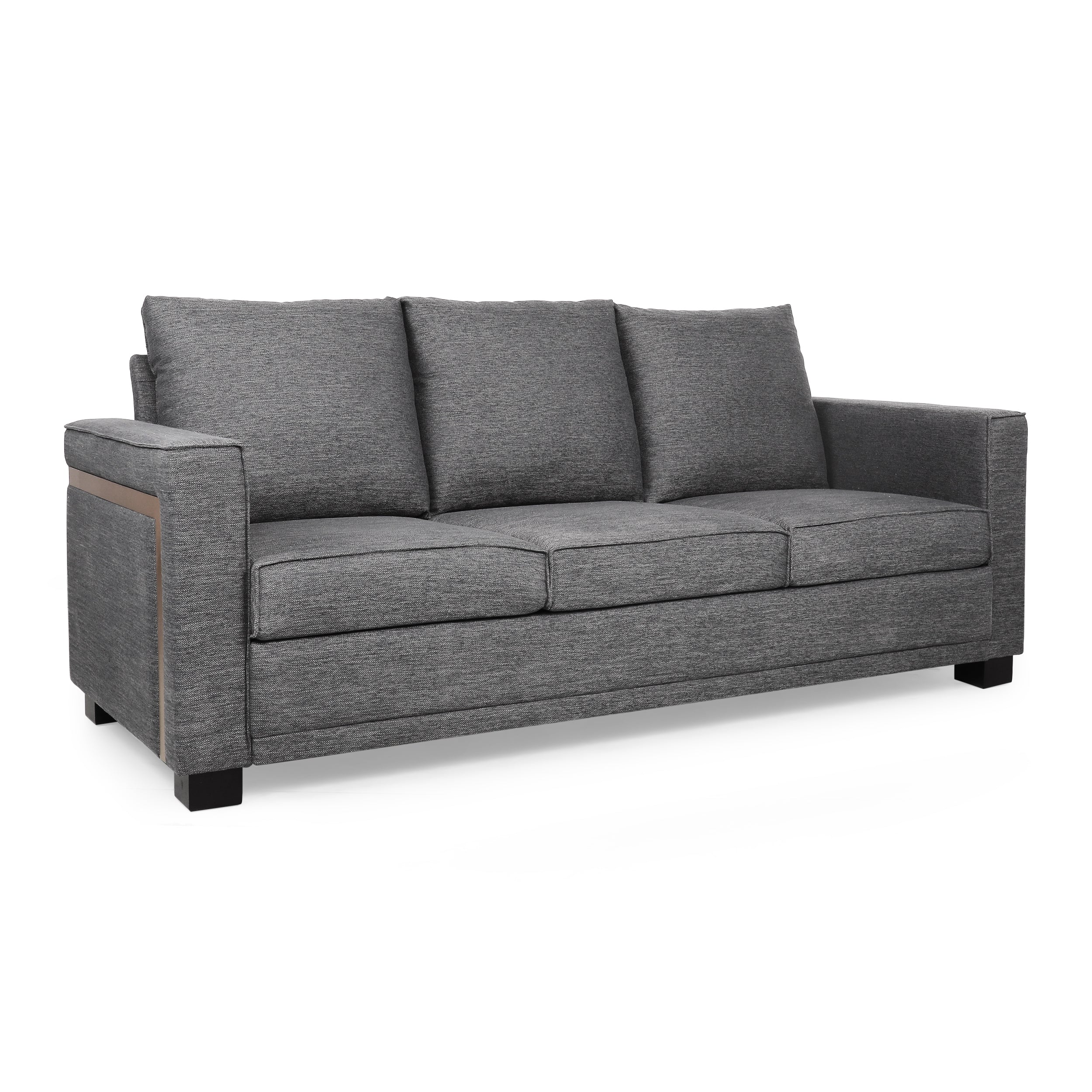 Moultrie Contemporary Upholstered 3 Seater Sofa