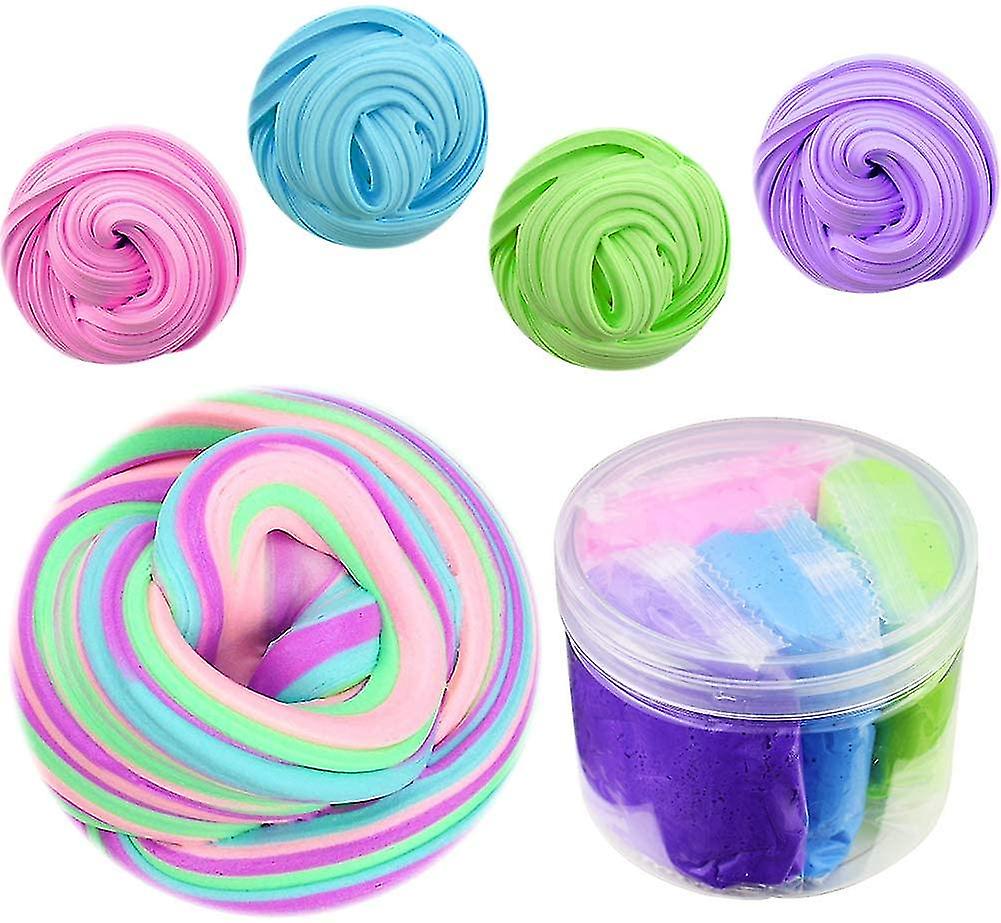 Mixed Fluffy Floam Slime Stretchy， Soft Clay Toys Non-toxic Compatible With Children And Adults