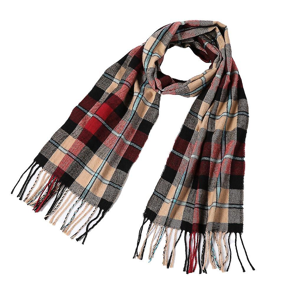 Winter Baby Checkered Neck Scarf For Children