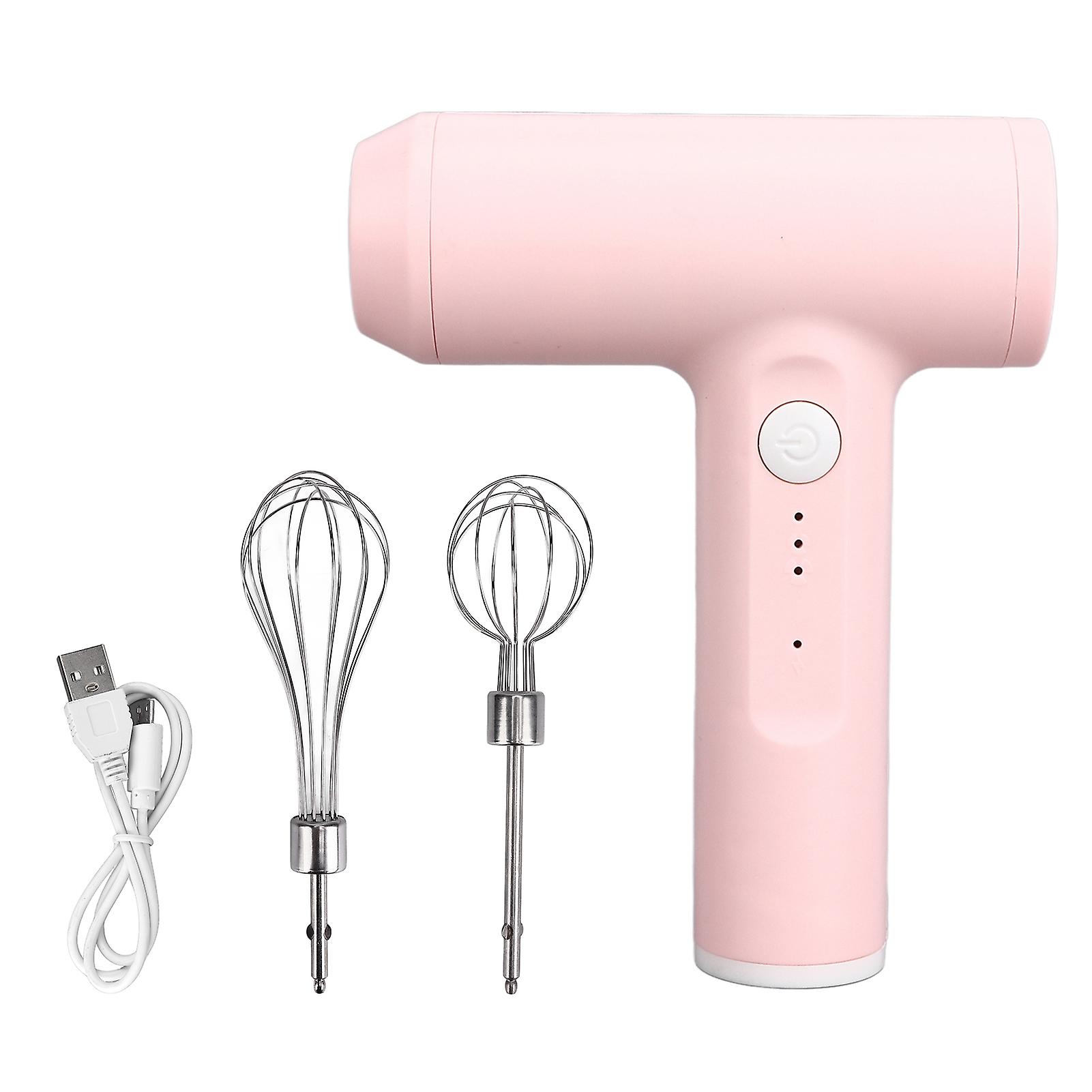 Electric Hand Mixer 2000mah Lithium Battery 4 Modes Curved Edges Wireless USB Charging 304 Stainless Steel Hand Mixer