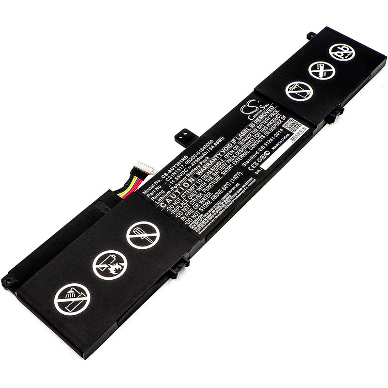 Asus Q303UA Q304ua Q304UABBI5T10 Q304UABHI5T11 Q Replacement Battery BatteryClerkcom Laptop and Notebook