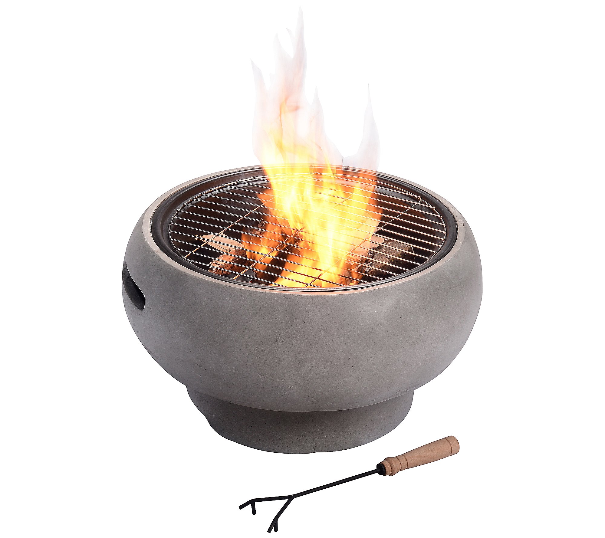 Teamson Home 21 Round Wood Burning Fire Pit