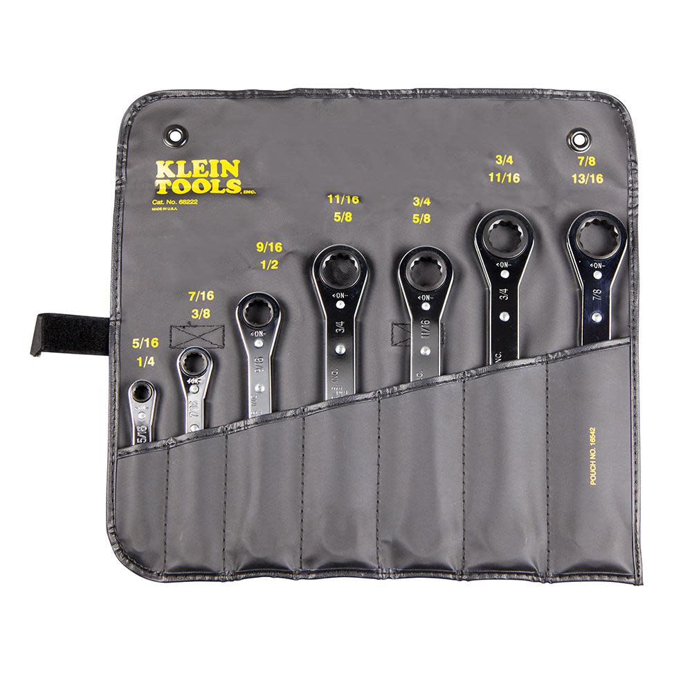 7 Piece Ratcheting Box Wrench Set ;