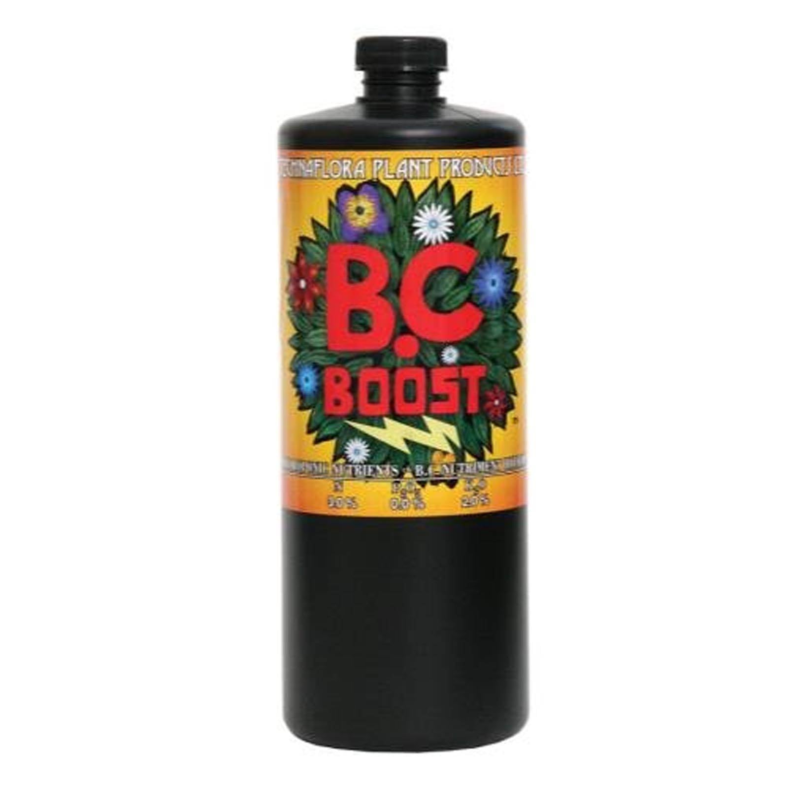 (4) Technaflora 1 Liter B.C. Boost Garden Fertilizer Nutrient Bottles |TFBCBST1L