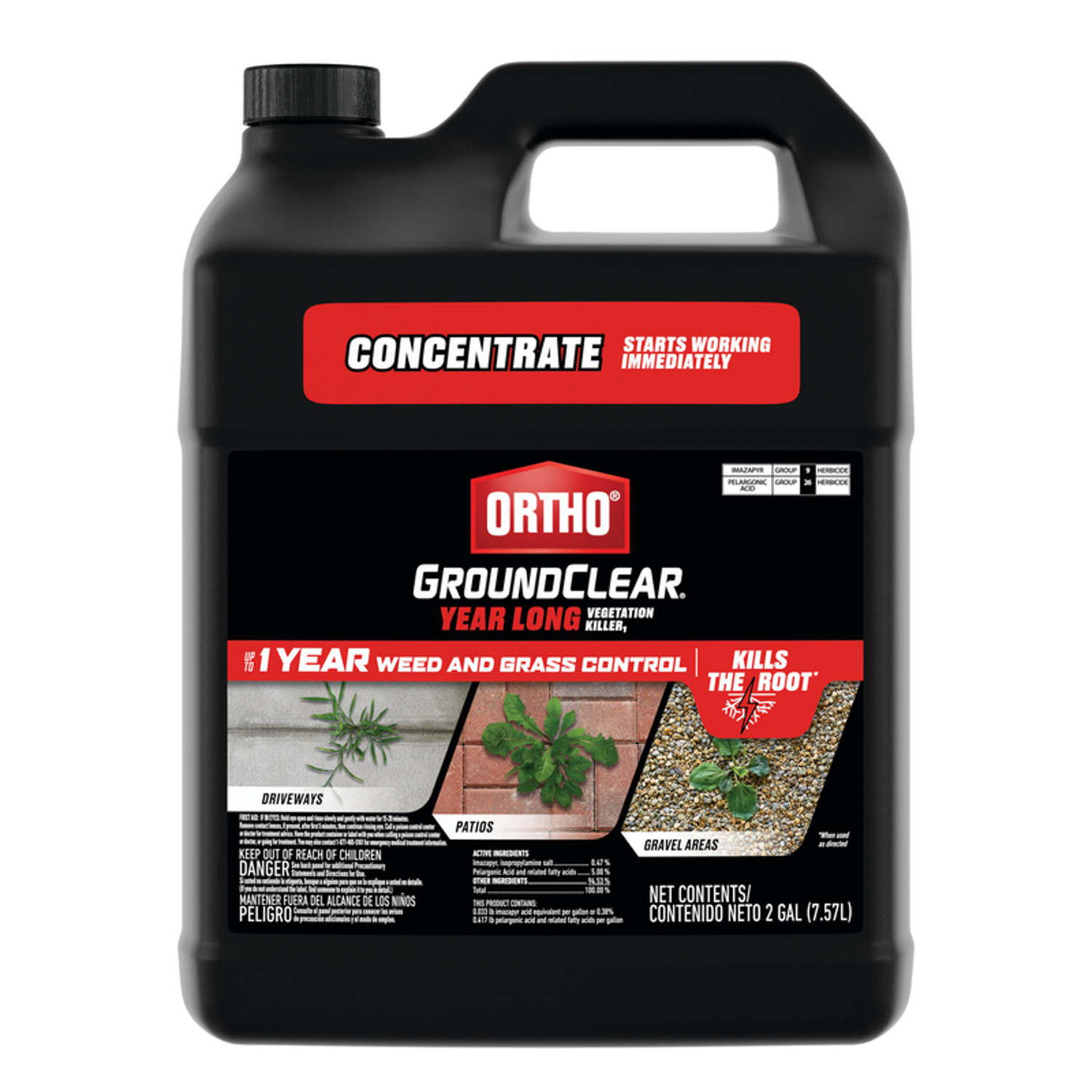 Ortho GroundClear Year Long Vegetation Killer Concentrate 2 gal