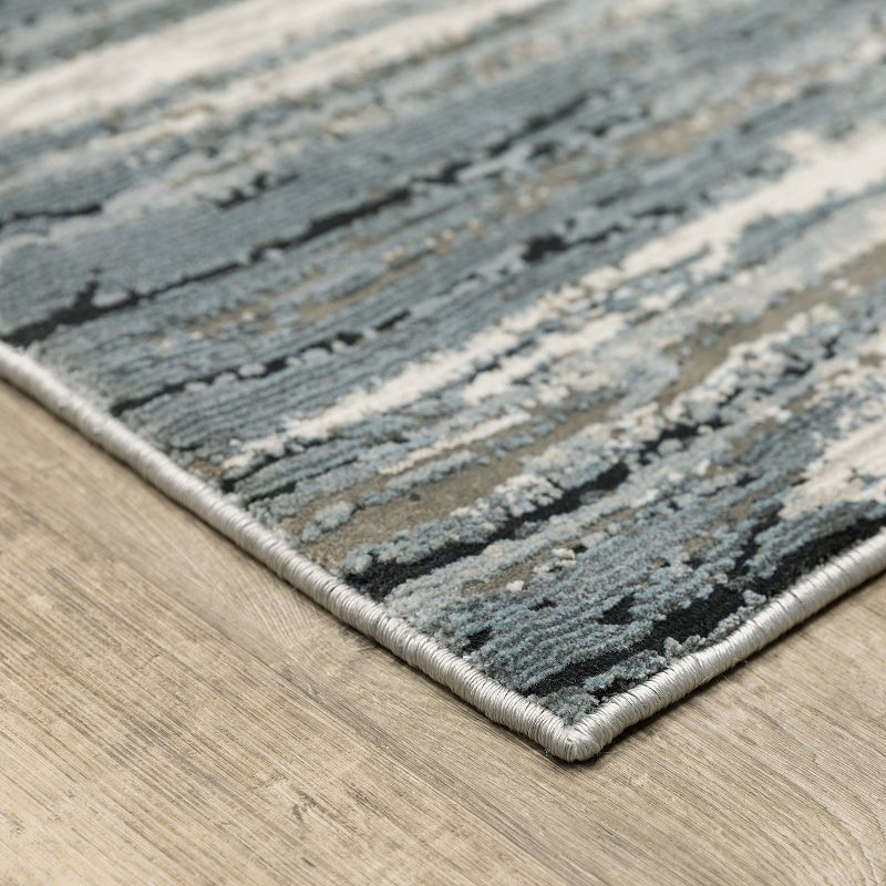 StyleHaven Cameron Distressed Waves Abstract Area Rug