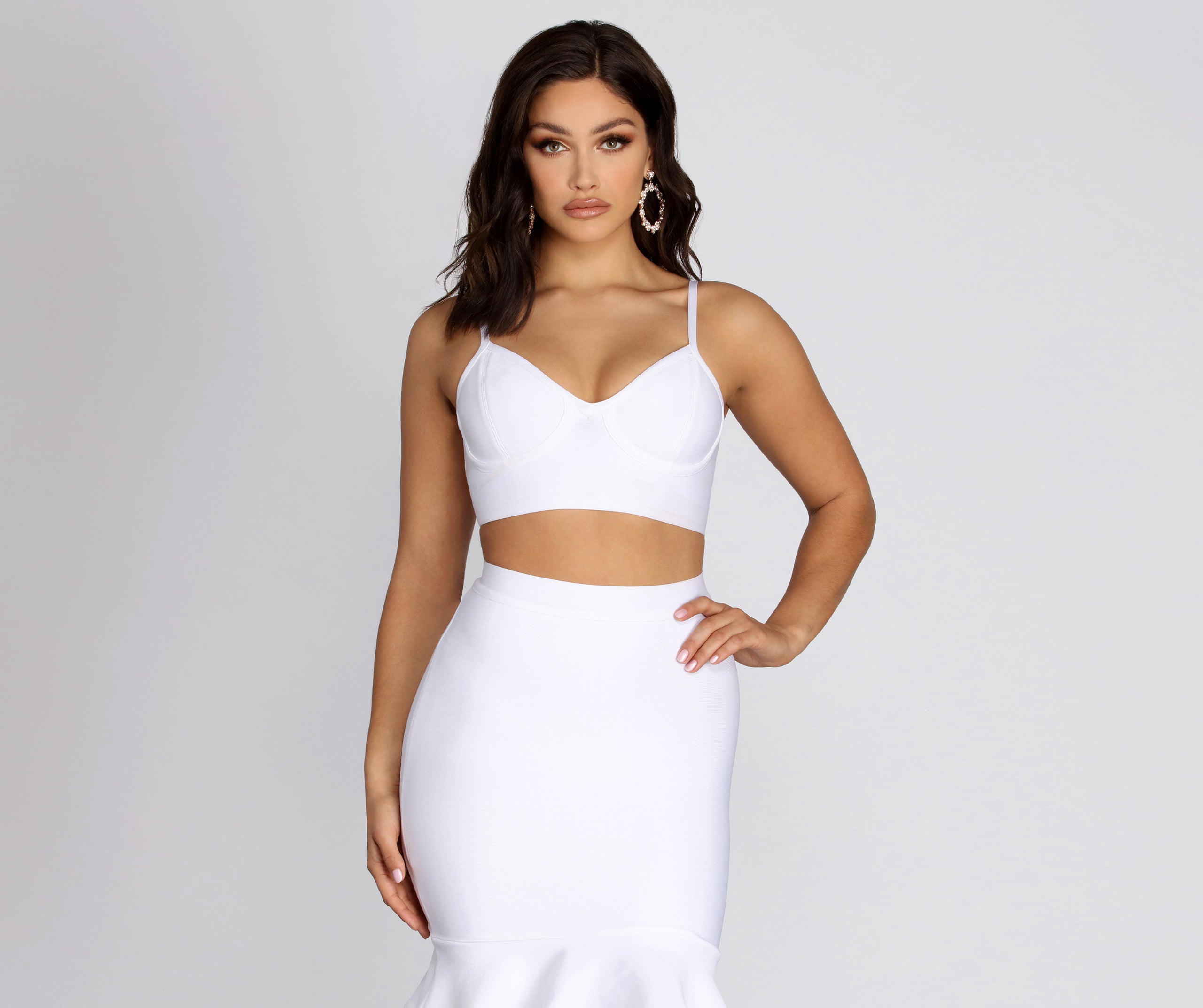 Bandage Bustier Crop Top