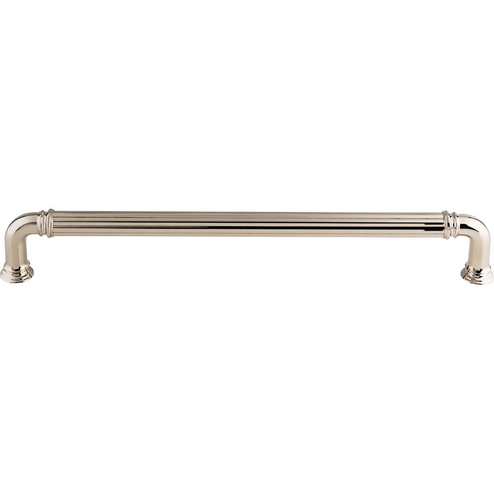 Top Knobs Reeded 18 Inch Center to Center Appliance Pull from the