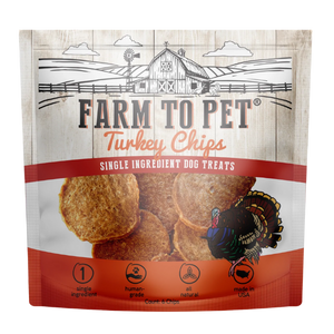 Farm To Pet Turkey Chips Snack Pack Dog Treats