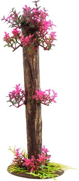 Underwater Treasures Red Plant Pole Fish Ornament