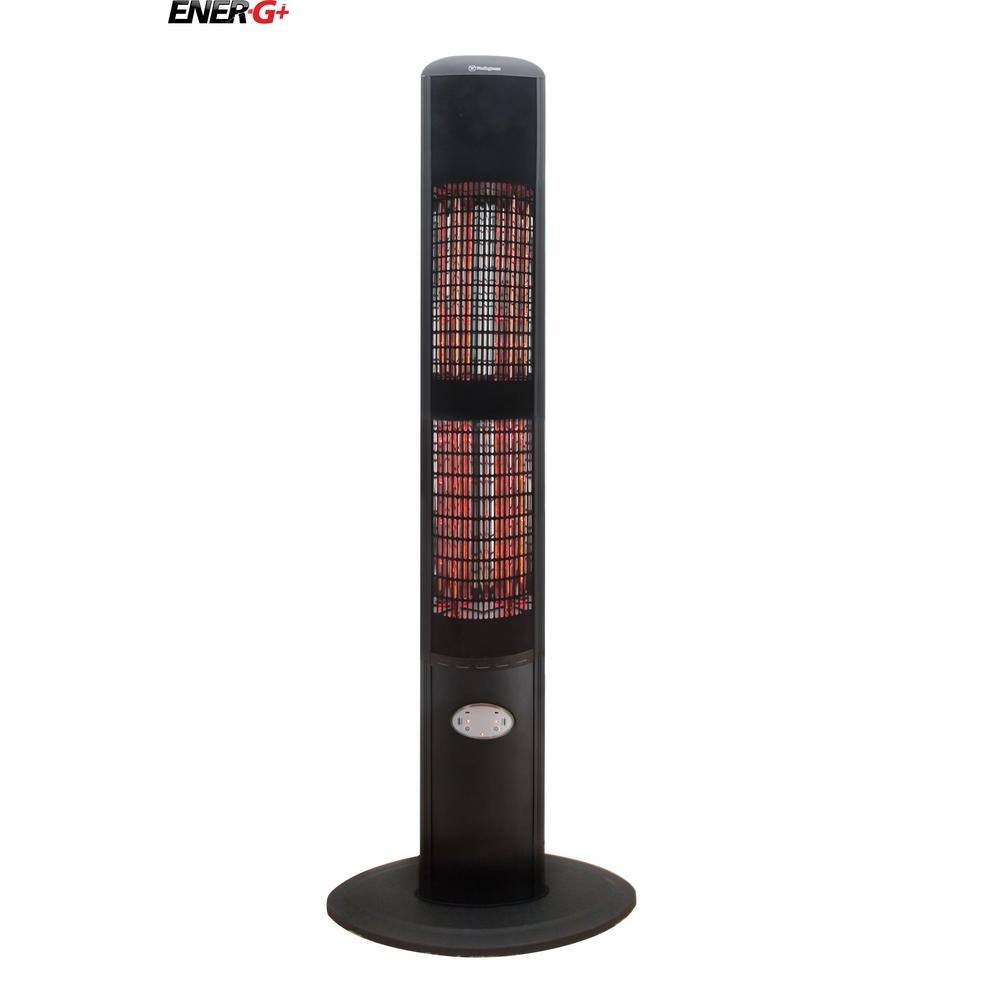 EnerG+ 1500-Watt Infrared Freestanding with Remote Electric Outdoor Heater HEA-965