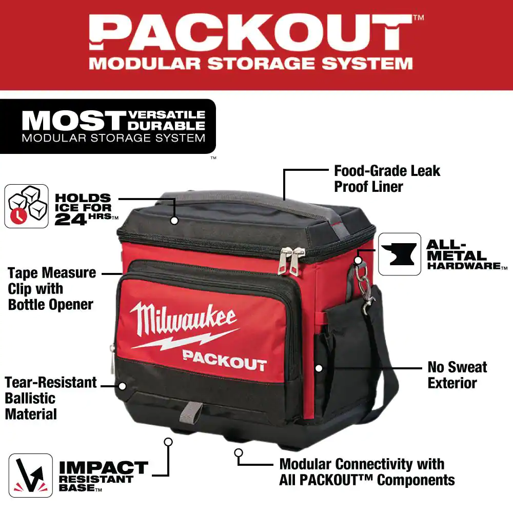 Milwaukee 15.75 in. PACKOUT Cooler Bag