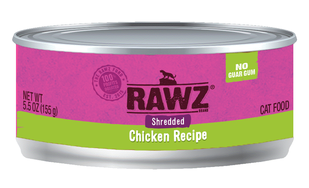 Rawz Shredded Chicken Recipe Grain Free Wet Cat Food