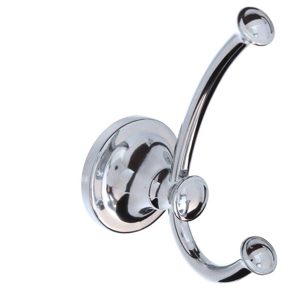 Delta Silverton Double Towel Hook in Chrome 132890