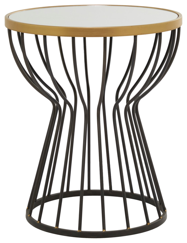 Contemporary Black Metal Accent Table 561528   Transitional   Side Tables And End Tables   by Brimfield  ampMay  Houzz