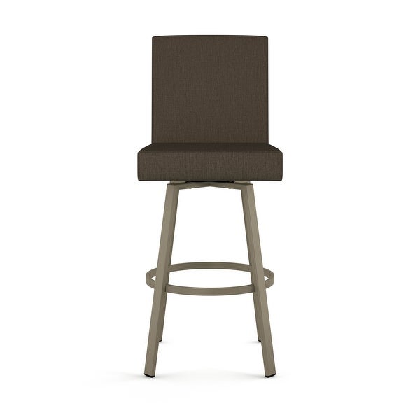 Amisco Hartman Swivel Counter and Bar Stool