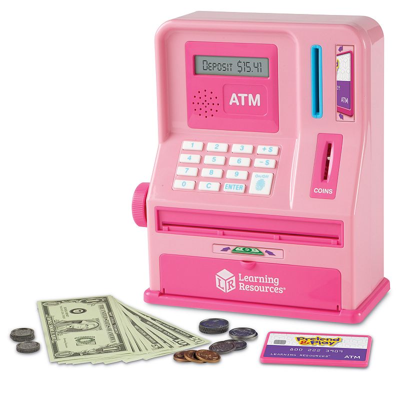 Learning Resources Pretend and Play Teaching ATM Bank