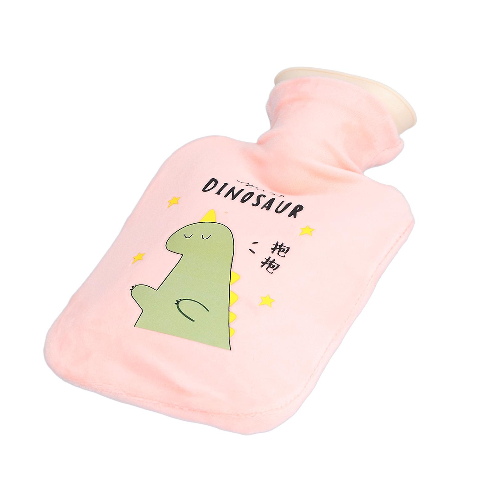 1000ml Hot Water Bottle Thicken Leakproof Warm Water Bag Hand Warmer Feet Warmer For Pain Relief Winterpink