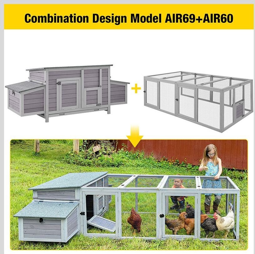 Aivituvin-AIR69 Wooden Chicken Coop