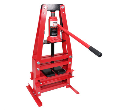 Dragway Tools 6-Ton Hydraulic A-Frame Shop Press with Press Plates