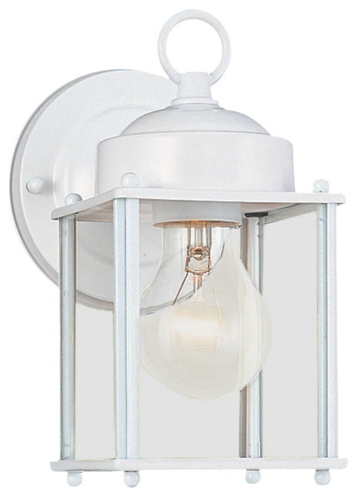 Generation Lighting 8592 New Castle 8 quotTall Outdoor Wall Sconce   Transitional   Outdoor Wall Lights And Sconces   by Buildcom  Houzz