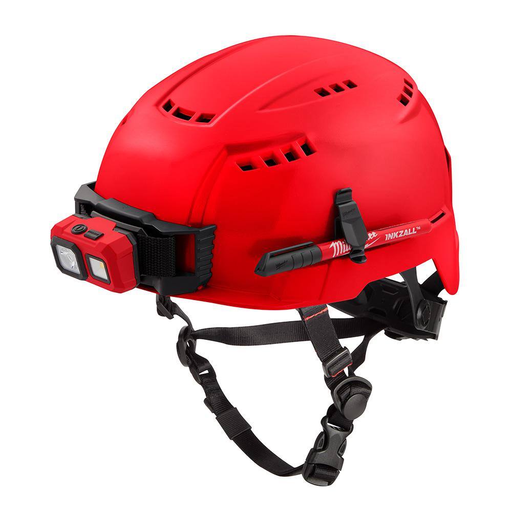 MW BOLT Red Type 2 Class C Vented Safety Helmet 48-73-1308