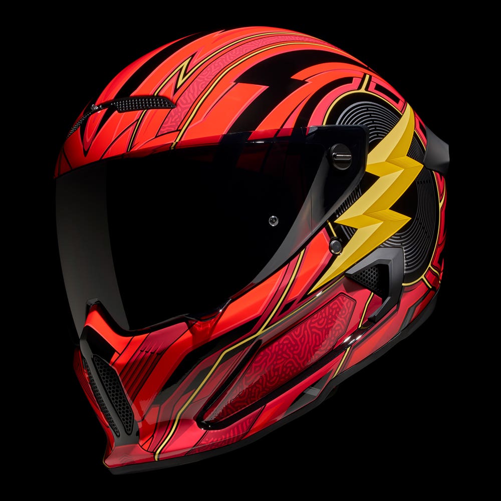 Ruroc |  ATLAS 4.0 The Flash | Full Face Bluetooth Motorcycle Helmet | Ruroc