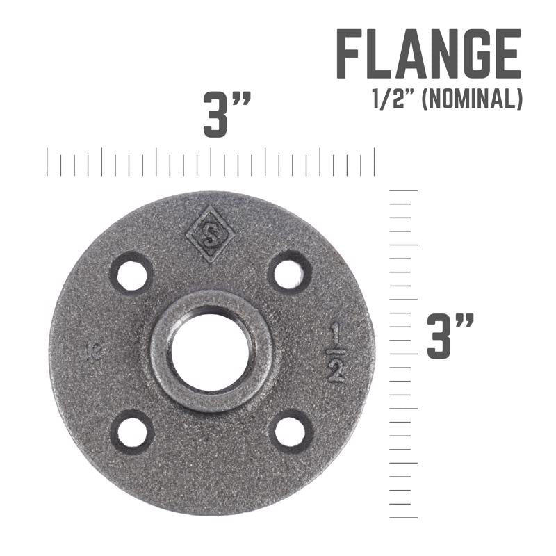 FLANGE BLK IRON 1/2