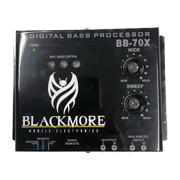 Blackmore Pro Audio Bb 70 Mobile Audio Digital Bass Processor With Dash mount Remote