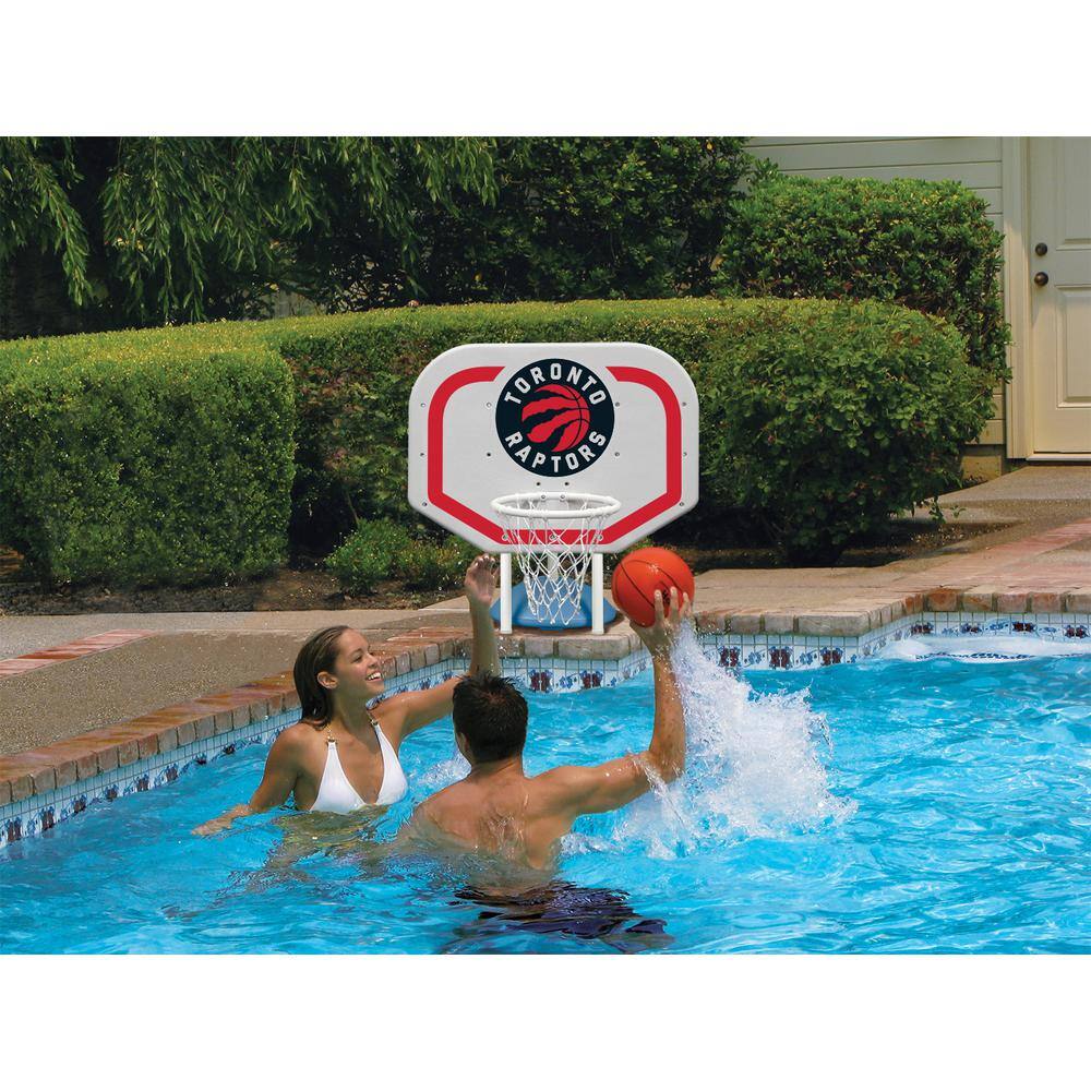 Poolmaster Toronto Raptors NBA Pro Rebounder Swimming Pool Basketball Game 72959