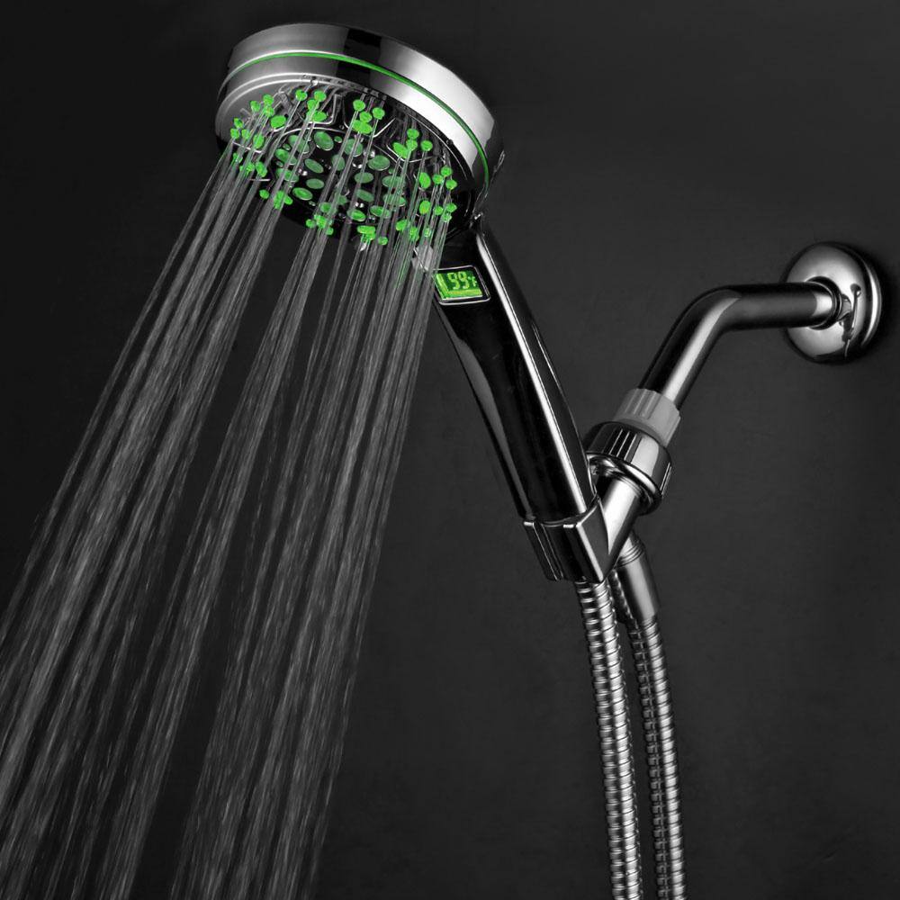 Hotel Spa 5-Spray Setting LED Handheld Shower in Chrome 1485