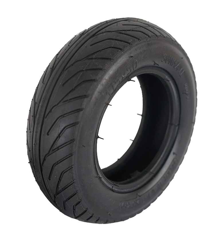 Best Selling Street Tread Inflated 175x50 Natural Rubber Tires Air Filled Tyre for Electric Skateboard Scooter Front/Rear Wheels