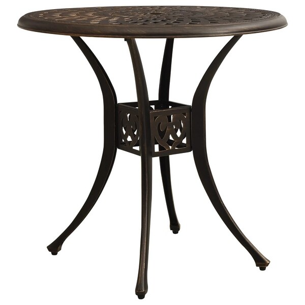 vidaXL Patio Table Bronze 30.7