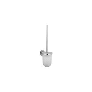 GROHE Essentials Metal Wall-Mounted Toilet Brush and Holder in StarLight Chrome 40374001