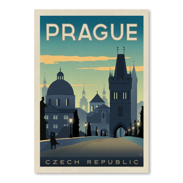 Americanflat Vintage Architecture Prague By Anderson Design Group Poster