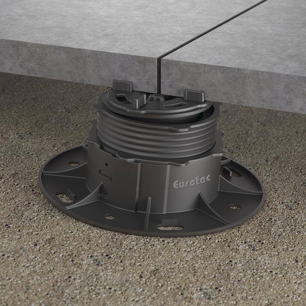 Eurotec Deck Support Plastic Adjustable Pedestal SL (Self leveling - Head) PRO L (10-PiecesPackage) INC946072-SL