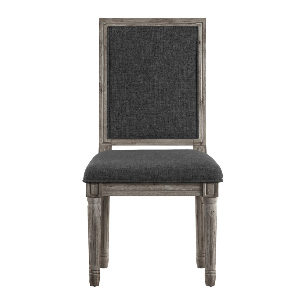 Deana Rectangular Linen Dining Chairs (Set of 2) by iNSPIRE Q Artisan