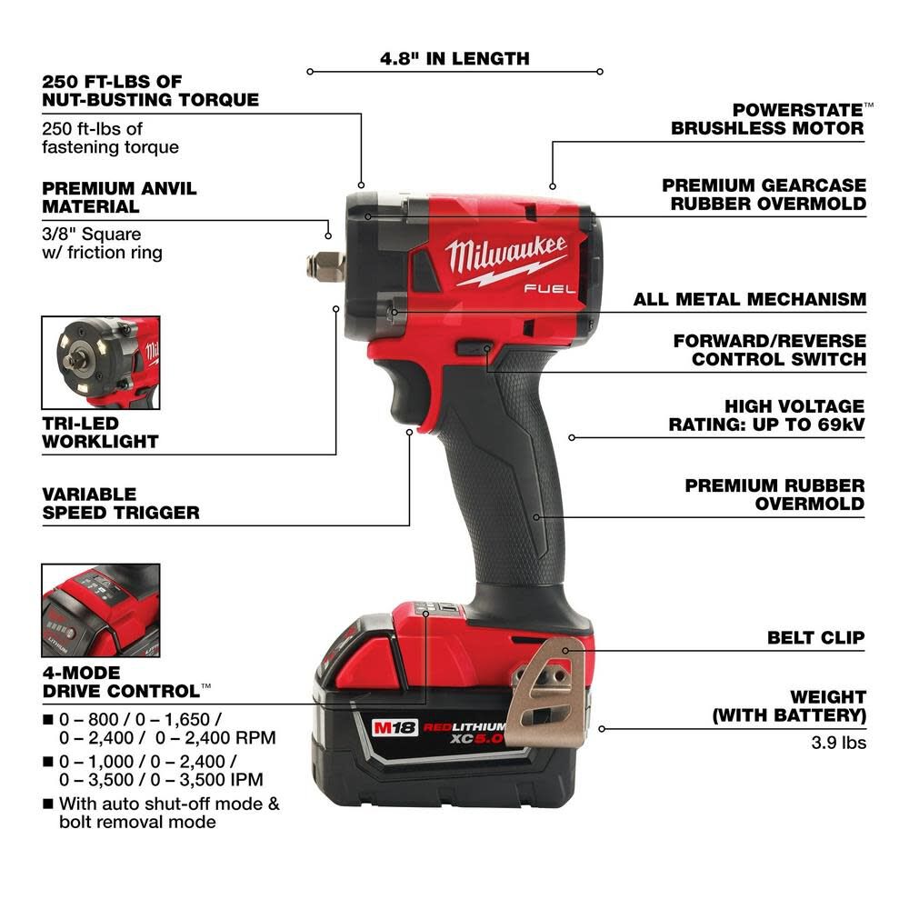 Milwaukee M18 FUEL 3/8