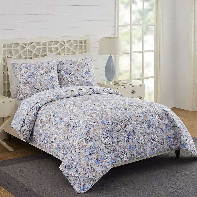 Vera Bradley Morning Shells Quilt Set with Shams